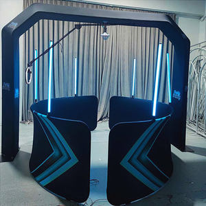 Cabine photo à 360 degrés avec lumière de remplissage LED compatible avec les smartphones iPad Camera SLR - Product Image 5