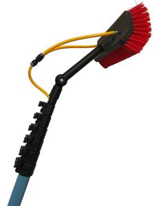 Perche télescopique en fibre de carbone anti-rotation pour système de nettoyage de vitres, nettoyage de panneaux solaires, perche à eau professionnelle de base - Product Image 6