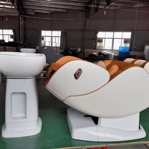 Chaise de shampooing pour la tête avec massage, inclinable et rotative, à eau thérapeutique, électrique, Zxm - Product Image 5