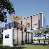 XWER Luxe Moderne Apple Cabane Maison Contemporaine Étanche Mobile Capsule Dortoir Parc Cour Utilisation 2 Ans de Garantie