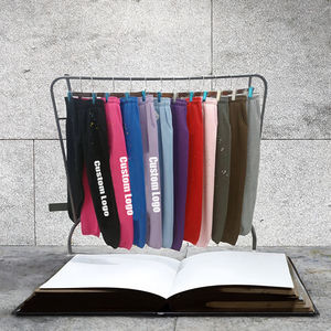 Pantalon de survêtement décontracté pour homme et femme, de haute qualité, avec logo personnalisé, 100% coton, polaire, séchage rapide, streetwear, sport, coupe droite - Product Image 3