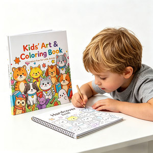 Juego de Libros para Colorear Personalizados para Niños, Impresión en Papel Reciclado, Libros Infantiles con Impresión Personalizada, Laminados e Impermeables para Manualidades - Product Image 3