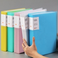 Portapapeles A4 PP Carpeta de archivos Bolsa transparente para documentos Álbum DE FOTOS Libro Oficina Escuela Suministro Libro de exhibición