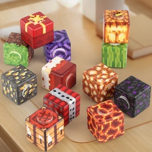 Juguete Antiestrés Minecrafted para Llavero, Venta al por Mayor Directa de Fábrica, Juguete Novedoso para Niños y Adultos, Spinner de Dedo, Giroscopio - Product Image 5