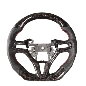 Volante Deportivo Personalizado de Fibra de Carbono Forjado Real para Accord Fit City GE6 GR8 GK5 Civic 2008-2012, Accesorios - Product Image 5