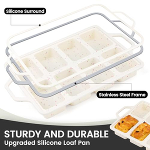 Molde para Pasteles de Silicona con 8 Cavidades en Forma de Cuboide, Antiadherente, Libre de BPA, Apto para Horno, para Hornear Muffins - Product Image 3