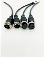 Câble d'extension vidéo GX20 Aviation Plug Line 2-12 cœurs, double connecteur mâle-femelle pour ordinateur, conducteurs en cuivre pur, PVC