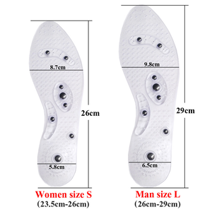 Yeni terapötik akupunktur manyetik masaj PVC ayakkabılar astarı - Product Image 4