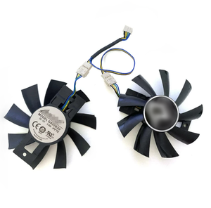 GA92B2U 85 มม.4PIN <span class=keywords><strong>RX</strong></span> <span class=keywords><strong>570</strong></span> GPU พัดลมสําหรับ <span class=keywords><strong>RX</strong></span> 560 <span class=keywords><strong>XT</strong></span> RX570 <span class=keywords><strong>RX</strong></span> 580 Dual พัดลมระบายความร้อน - Product Image 3