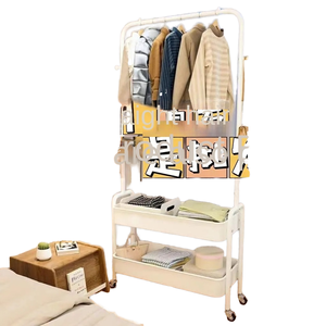 Porte-<span class=keywords><strong>manteau</strong></span> vertical en bambou personnalisé pour chambre à coucher, support de rangement amovible - Product Image 1