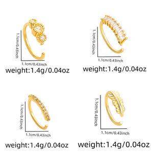 <strong>Fake</strong> Nose Piercing <strong>Fake</strong> Septum Non-Pierced Clip Nose Piercing Nose Ring Hoop Septum <strong>Fake</strong> Piercing <strong>Jewellery</strong> Women Men - Product Image 3