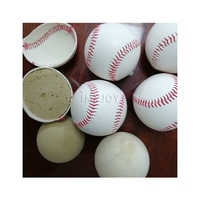 Boule de baseball standard internationale, 9 pouces, en cuir de vache, compétition, boule à softball, en vrac
