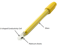 Sondes et électrodes de conductivité en verre platine R-Z K=1, modèles personnalisés BNC, précision 0,1, garantie 1 an