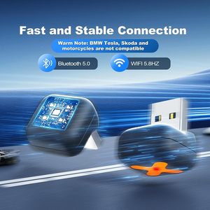 Adattatore Wireless CarPlay per Android Auto Compatibile con Firestick Lexus GX Volvo XC60 <span class=keywords><strong>Audi</strong></span> A4 B8 Convertitore USB per CarPlay - Product Image 4