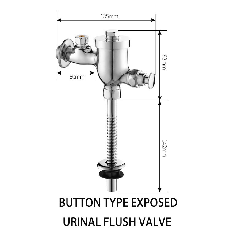 Ajuster la valve urinaire avec arrêt d'eau.