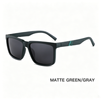 Lunettes de soleil polarisées LF-8528 pour hommes et femmes, monture en PC, anti-lumière bleue, protection UV, lunettes de soleil carrées