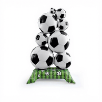 Ballons de fête en aluminium en forme de trophée de football 2026 pour décorations de bars et centres commerciaux style maillot