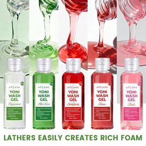 <span class=keywords><strong>Gel</strong></span> lavant <span class=keywords><strong>intime</strong></span> doux et apaisant au pH équilibré, à l'eau de rose naturelle, à la pêche et à l'aloe vera, idéal pour les voyages - Product Image 4