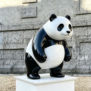 Adorable Escultura de Panda de Resina de Fibra de Vidrio, Patrimonio <span class=keywords><strong>Nacional</strong></span>, para Decoración de Parques de Atracciones, Zoológicos y Parques Temáticos Culturales - Product Image 3