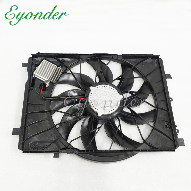 Electric Cooling Fan for MERCEDES BENZ W176 A45 W240 C63 AMG C117 X117 CLA C218 CLS X156 GLA A2125000493 A2129061002 A2129067901