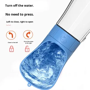 Botella <span class=keywords><strong>de</strong></span> <span class=keywords><strong>Agua</strong></span> y Comedero 2 en 1 para Mascotas, Portátil y a Prueba <span class=keywords><strong>de</strong></span> Fugas, Dispensador <span class=keywords><strong>de</strong></span> <span class=keywords><strong>Agua</strong></span> para Viajes al Aire Libre - Product Image 3