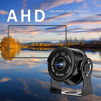 Caméra de recul pour camion AHD 1080P étanche | Caméra de recul robuste avec connecteur aviation 4 broches | Vision nocturne 12V-24V pour bus, camping-car, remorque