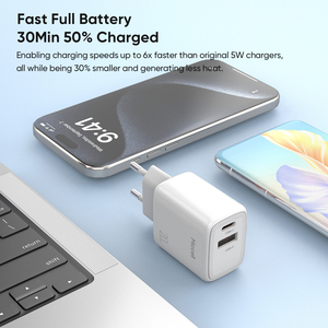 Chargeurs de téléphone Miccell en gros PD 20W USB-A Type C à charge rapide et faible génération de chaleur, adaptateur pour téléphones mobiles <span class=keywords><strong>iPhone</strong></span> 17, 16 - Product Image 4
