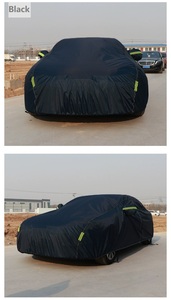 <span class=keywords><strong>Funda</strong></span> para <span class=keywords><strong>Coche</strong></span> Universal para Todas las Estaciones, de Poliéster Negro Impermeable, Personalizada, al Por Mayor, Más Vendida - Product Image 4