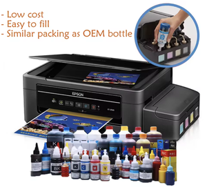 Encre colorante compatible INK2000GI13 GI23 GI43 GI53 GI63 GI73 GI83 pour recharge en bouteille en vrac à base d'eau pour imprimante Canon <span class=keywords><strong>PIXMA</strong></span> G510 - Product Image 5
