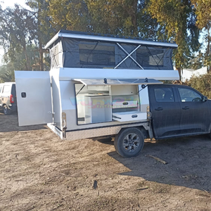 เต็นท์หลังคารถแบบเปลือกแข็ง กันน้ำ เปิดด้านข้าง ติดตั้งง่าย สำหรับ 3-4 คน ทำจากอลูมิเนียม สำหรับรถขับเคลื่อน 4 ล้อ สำหรับการตั้งแคมป์ - Product Image 3