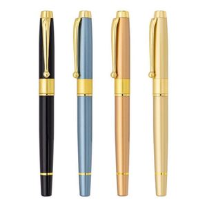 Elegant Rose <b>Gold</b> Luxury Roller <b>Pen</b> Smooth Writing 0.5mm Signature Heavy Metal Ballpoint Custom PS-20250820-21 Ladies Gentlemen - Product Image 2