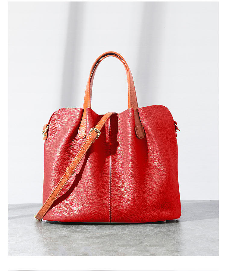 สีแดง (หนังวัวชั้นแรก)