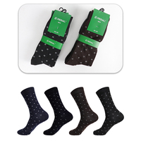 Prix haut de gamme Chaussettes d'équipage pour hommes en coton respirant de style décontracté à carreaux colorés élégants pour la vente en gros