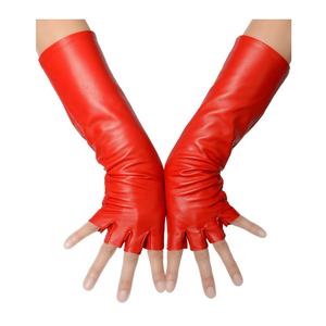 Fingerless Mid-Length OEM-Services Latest Windproof Outdoor <b>Long</b>-Sleeves Use-Fashion Autumn Winter Leather <b>Gloves</b> From Pakistan - Product Image 3