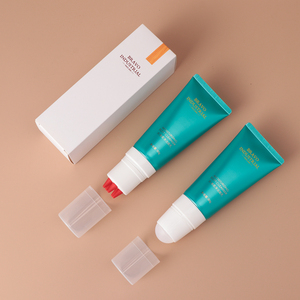 <span class=keywords><strong>Tubo</strong></span> Cosmetico Vuoto da 80g in Teal con Testina in Silicone per Detergente Viso, Personalizzabile con Logo OEM - Product Image 3