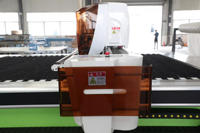 Machine de découpe et de broderie automatique CNC YINENG KP-X avec moteur de refroidissement par air automatique, puissance 16-25KW pour textiles et chaussures