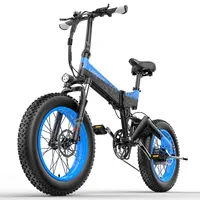 LANKELEISI X3000PLUS 1000w電動自転車スノーバイク48v14.5ahリチウム電池Ebik20インチファットタイヤ電動折りたたみ自転車