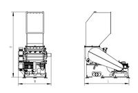 Broyeur déchiqueteur de plastique pour films, bouteilles, morceaux et déchets de PP/PE/PVC/ABS/PS/PA – Haute productivité