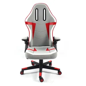 Elastic Lumbar Pillow Support Design Headrest Adjustable Go Up And Down China Gaming Office Chair