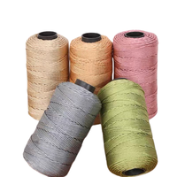 Vente flash : 3 brins de fil en polypropylène de soie glacée pour sacs, chaussures, coussins, chapeaux faits à la main au crochet