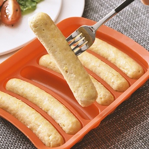 Wholesale <b>Silicone</b> Sausage Mould Small Handmade Diy Hot Dog <b>Baking</b> Molds Home Make Hot Dog Molding - Product Image 5