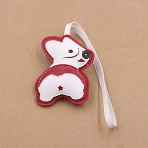 Nouvelle Tendance : Adorable Pendentif de Sac en Cuir PU Imperméable pour Chien, Breloque de Sac Durable et Jolie, Porte-clés Animal, Cadeau Spécial pour les Amoureux des Animaux - Product Image 4
