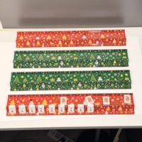 Support de Mahjong et poussoirs de luxe modernes sur le thème de Noël, design droit, portables, taille 20 pouces pour le divertissement