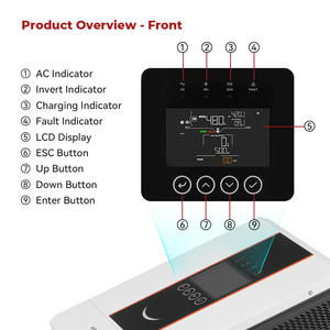<span class=keywords><strong>Inverter</strong></span> Solare Ibrido 24V 5000W con Caricatore MPPT Off-Grid Monofase 9000W PV - Product Image 3
