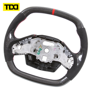 Volante de Fibra de Carbono Real Fabricado en Fábrica TDD para Chevrolet Corvette C8 16-19 - Product Image 5