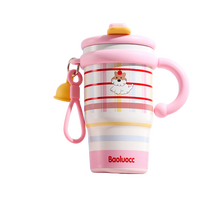 Gobelet isotherme de 600 ml sans BPA, en acier inoxydable 316, pour voiture, chaud et froid, avec poignée et sangle, vente en gros