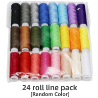 Kit de couture portable pour la maison et les voyages, boîte de rangement pour aiguilles et fils, outils de couture domestiques pour les réparations d'urgence et l'usage quotidien