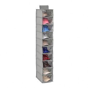 Estante de Almacenamiento para Sombreros Personalizado con Cubierta Antipolvo, Organizador de Armario para Colgar Sombreros con 10 Estantes - Product Image 6