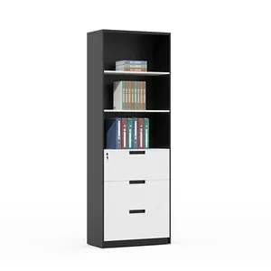 Traçage — uni noir et blanc, qualité E1, affichage de couleur à double lames, armoire avec tiroir, vente en gros