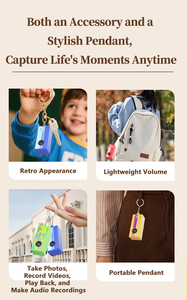 Videograbadora Portátil de Bolsillo, Juguete para Niños, Carga Tipo-C, Compatible con Tarjeta TF de 32GB, <span class=keywords><strong>Mini</strong></span> Cámara DV Digital - Product Image 5